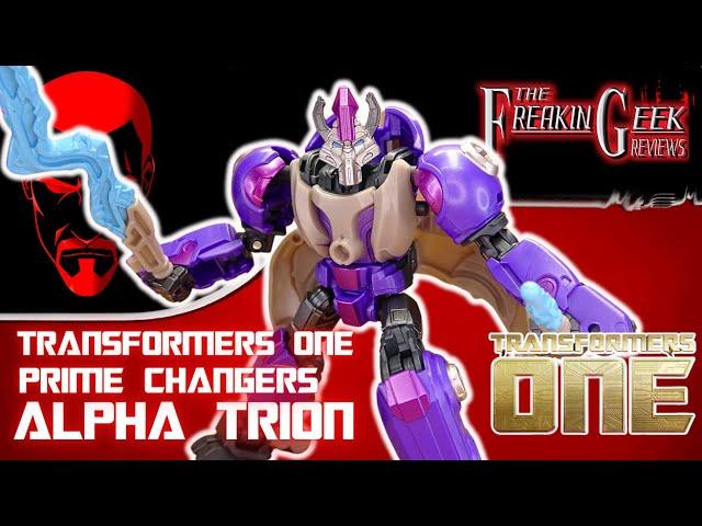 Transformers One Prime Changers ALPHA TRION: EmGo's Transformers Reviews N' Stuff