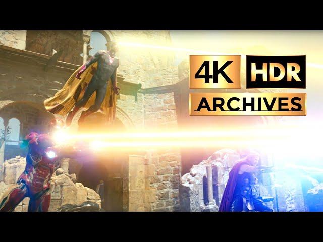 Avengers Age of Ultron - Avengers vs Ultron Final Battle - Fight Scene [ HDR - 4K - 5.1 ]