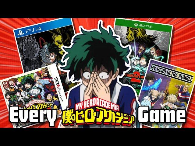 I Played Every My Hero Academia Game