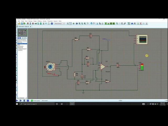 (1)Designing a Speaker Amplifier in Proteus: Simulation Tips & Troubleshooting WAV File