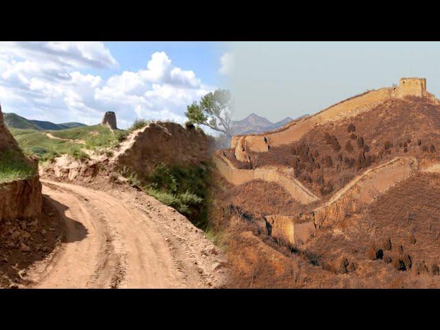 China’s Great Wall vandalised by workers trying to create a shortcut