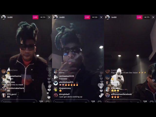 TM88 Playing Crazy New Beats in the Studio