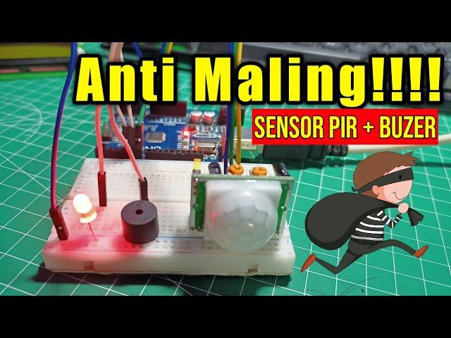 Alarm Anti Maling!!! Menggunakan Sensor PIR