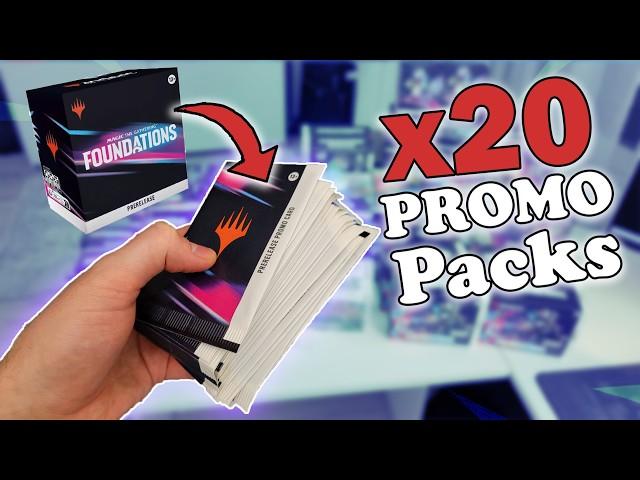 Whats inside 20 Prerelease Promo Packs? Average $ Value #foundations