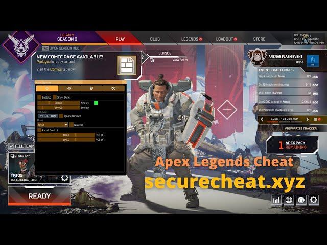 Apex Legends Hack - SecureCheats | Undetected Cheat for Apex Legends 100%