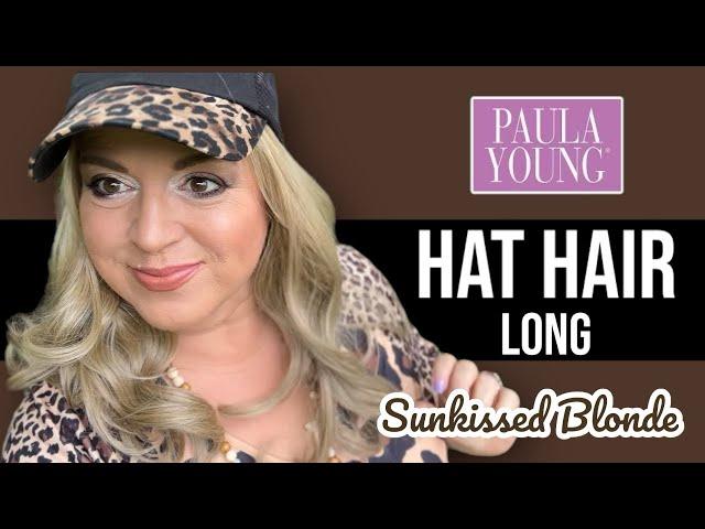 HAT HAIR LONG from Paula Young  Beat the Heat this Summer with this Fun Affordable Hat Fall WIG! 