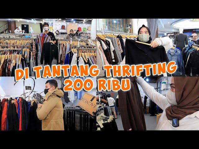 INDIRA CHALLENGE ANAK ANJAY THRIFTING 200 RIBU DAPET APA AJA ?!