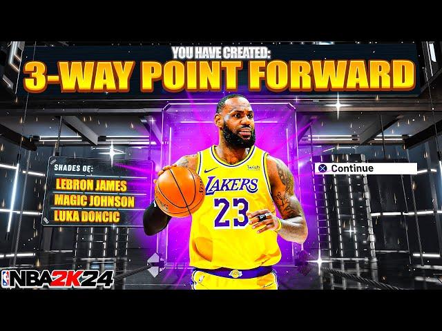 HURRY AND MAKE THIS “POINT FORWARD” BUILD NOW NBA 2K24 Best build!