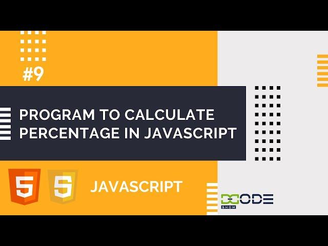 Program To Calculate Percentage in JavaScript | Percentage in JavaScript