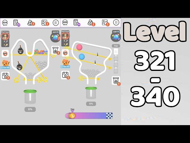 Pull the Pin walkthrough Level 321 - 340 | Mronger