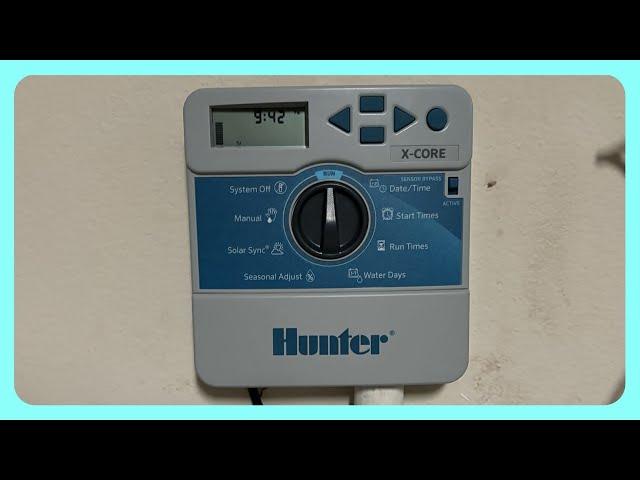 How to Program Hunter X-Core Irrigation Control