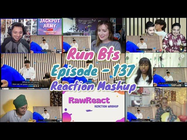 RUN BTS EP  137  |  Reaction Mashup! {Eng Sub}