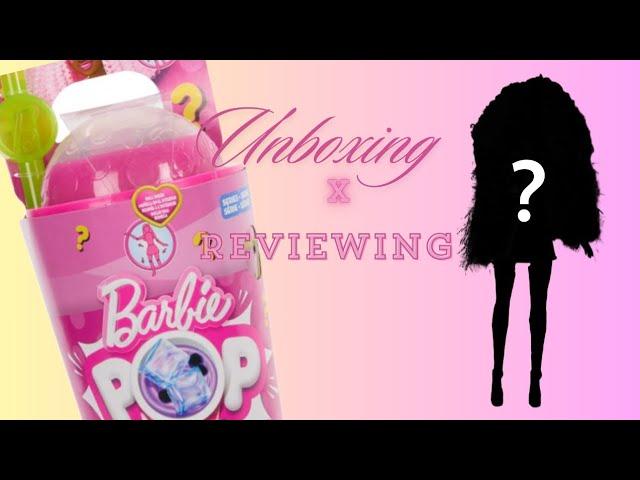 Unboxing Barbie Pop reveal Boba | Bubble tea series doll