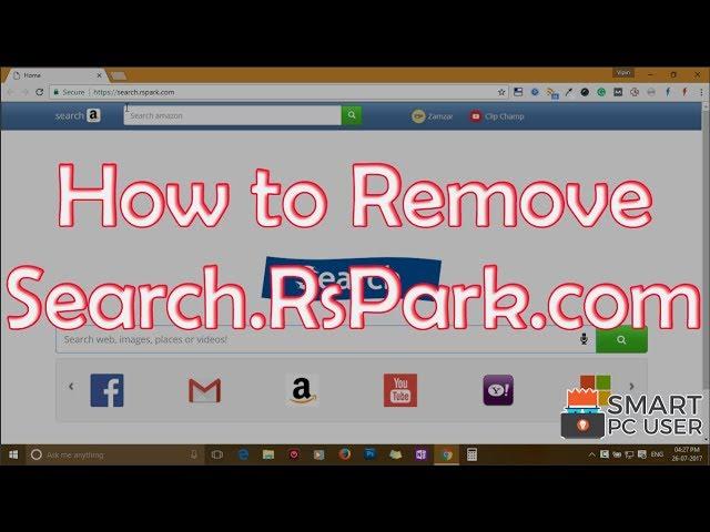 Remove Search.RsPark.com from all Browsers (Chrome, Firefox, IE, Edge)