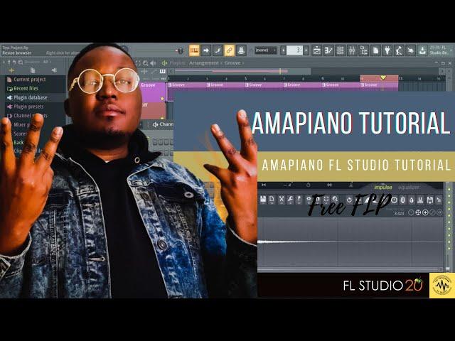 How To Make Amapiano using Stock Plugins, FL Studio Tutorial 2021 (Free FLP)