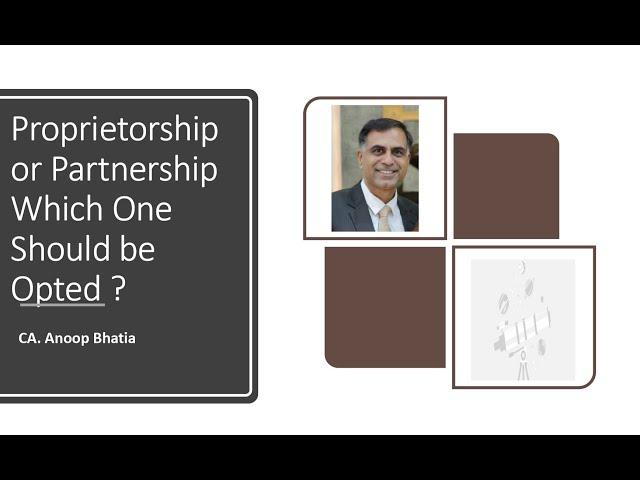 Proprietorship or Partnership which one should be opted ? #shorts