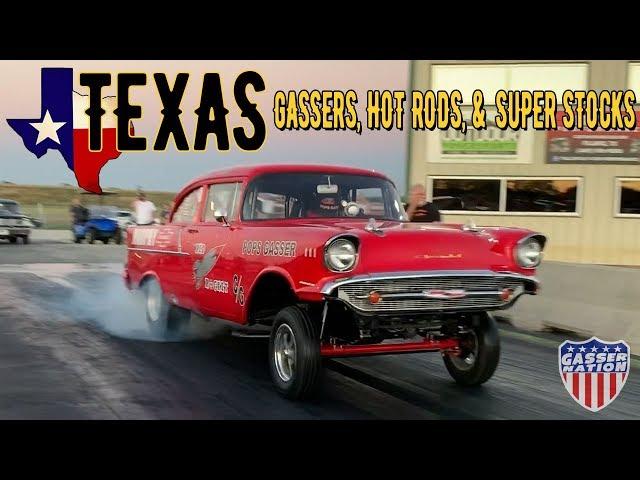 Gassers Hot Rods Super Stocks at Funny Car Chaos Texas - Gasser Nation Highlights