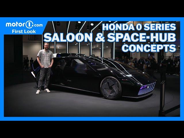 Honda 0 Series Saloon & Space-Hub: First Look Debut | Honda EV Concepts