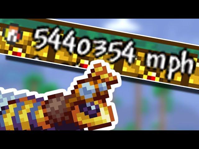 Using Bees to Achieve INFINITE Speed in Terraria