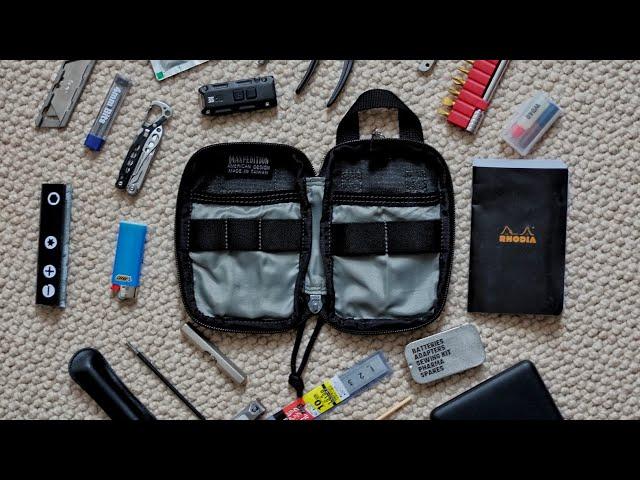 Maxpedition Micro (completely maxed out) - What do I keep in my pocket organiser pouch/tool kit