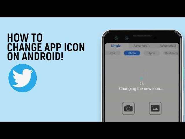 How to Change Twitter App Icon on Android [easy]