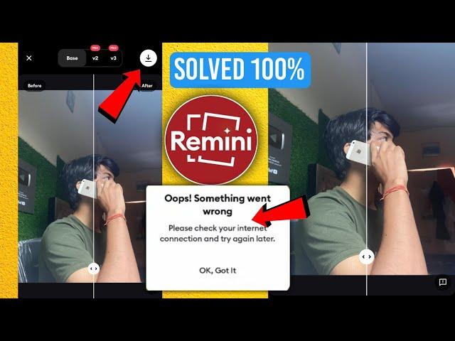 Remini network problem | Remini please check your internet connection | Remini not working |