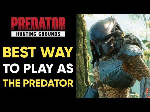 HOW To Play As The PREDATOR In Predator Hunting Grounds! - TIPS AND TRICKS