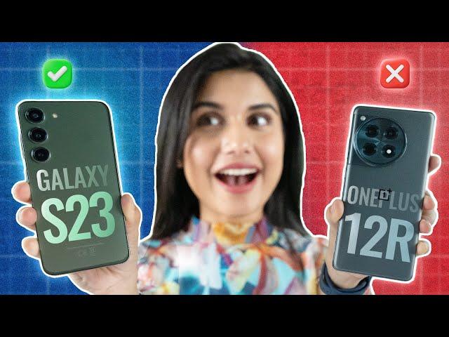 Is the Samsung S23 Best Flagship under Rs. 45,000? - Vs OnePlus 12R!