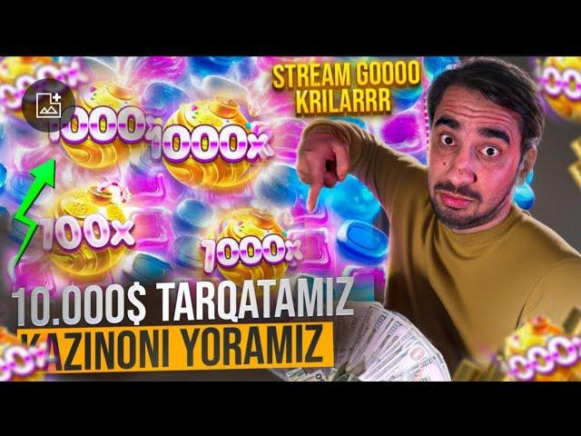 KAZINONI YORAMIZ 10 000$ TARQATAMIZ SHAX STRIM GOOO Part 7