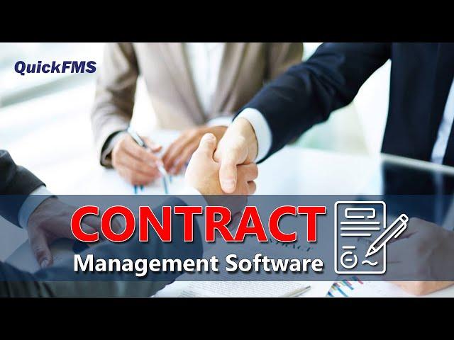 Contract Management Software | Automate Complete Contract Life Cycle - QuickFMS