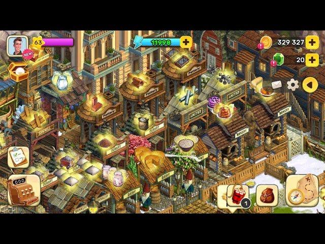 12000 energy - my farm is 64 LVL - Klondike Adventures - Моя ферма за 20 месяцев игры