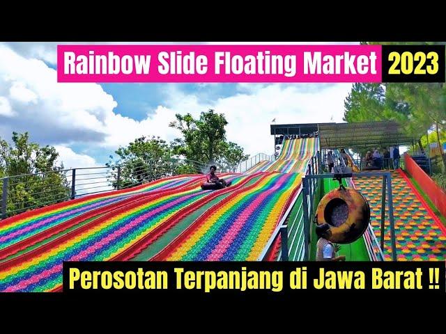 Rainbow Slide Floating Market Lembang Terbaru Kota Mini di Lembang Bandung Terbaru