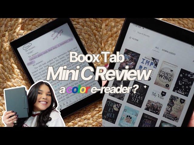 A Color E-Reader?  BOOX Tab Mini C Review 