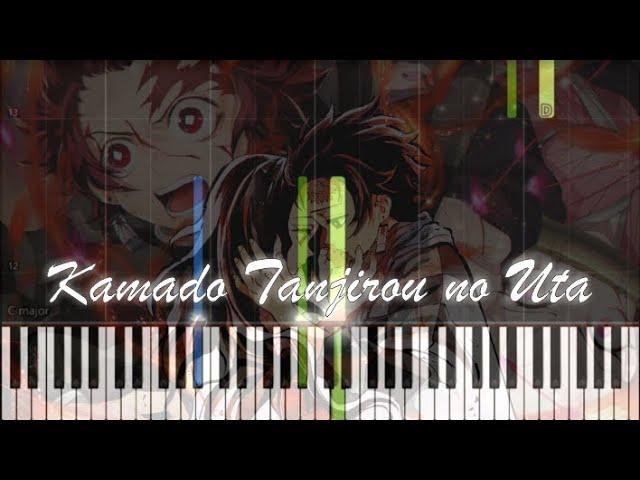 Demon Slayer: Kimetsu no Yaiba EP 19 || Kamado Tanjirou no Uta (Piano Tutorial)