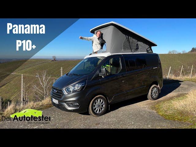 Panama P10+ mit Aufstelldach (2022) - Neuer Campervan auf Ford Basis - Konkurrenz für VW California?