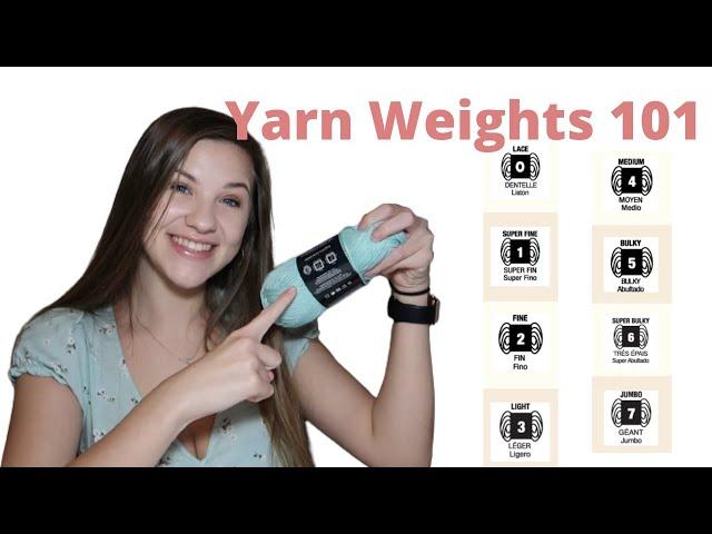 Yarn Weights Explained For Beginners | What Hooks/ Needles To Use For Different Yarn Weights