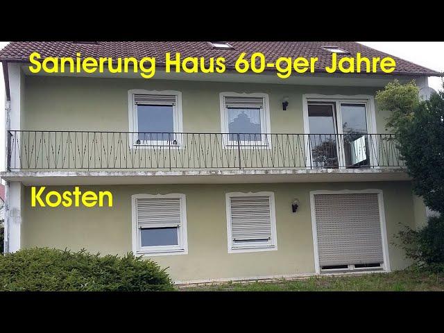 Bausachverständiger mit Hauskaufberatung Kosten Sanierung 60ger Jahre gebrauchtes Haus teilsaniert