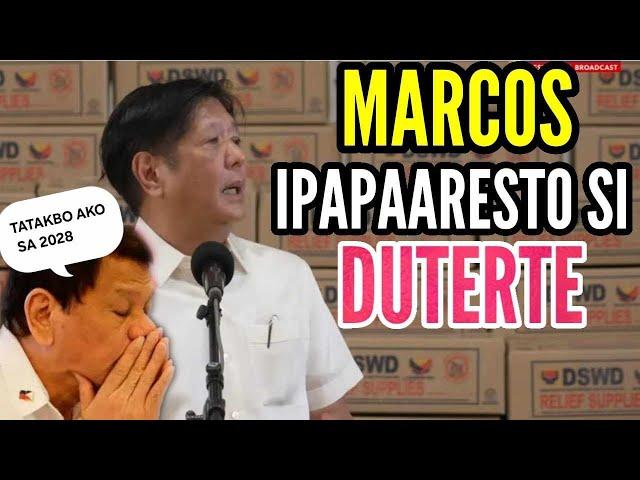 DUTERTE PINAPAARESTO NI MARCOS II DUTERTE TATAKBO SA 2028