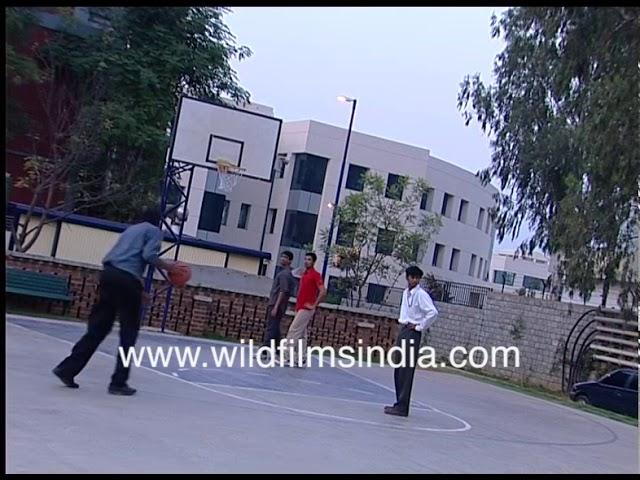 Infosys Limited Campus, Bangalore in 1990s - Basketball, Tennis court, cafetaria