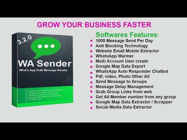 WASender 3.2.0 Latest version Download Now | Whatsapp Marketing software