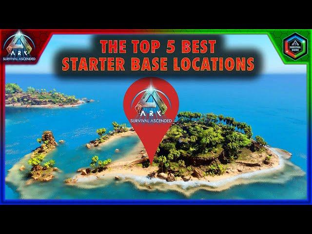 Top 5 Best Starting Base Locations in Ark: Survival Ascended The Island Map