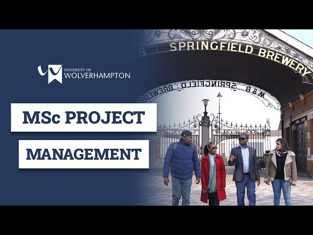 MSc Project Management | University of Wolverhampton