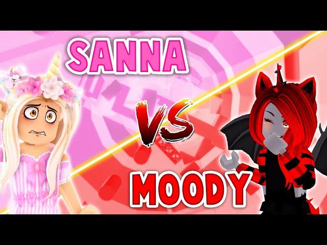 SANNA Vs MOODY In Tower Of Hell! (Roblox)