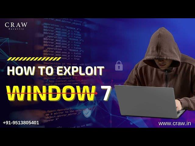 How To Exploit Windows 7 x64 64bit Use Metasploit In Kali Linux | #window7 #exploit #crawsec