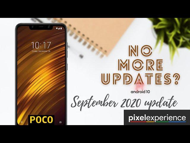 PixelExperience Plus September Update | Last update ? | What's New | POCO F1 | Custom ROM Android 10