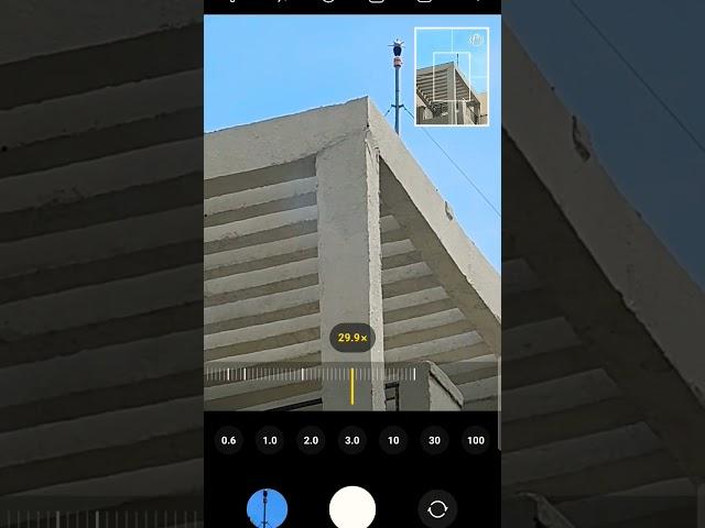 Samsung S23 Ultra 100x zoom lens is so powerful  #shorts