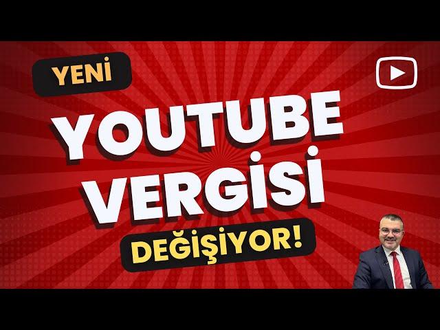 Sosyal Medya Vergi İstisnasında Değişiklik! / Youtuber Influencer Online Eğitim Vergisi 2024