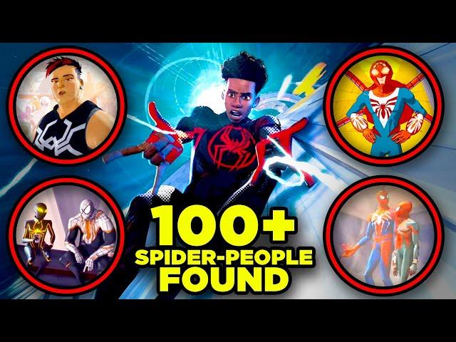 Spider-Man Across the Spiderverse 100 SPIDER-PEOPLE Found!