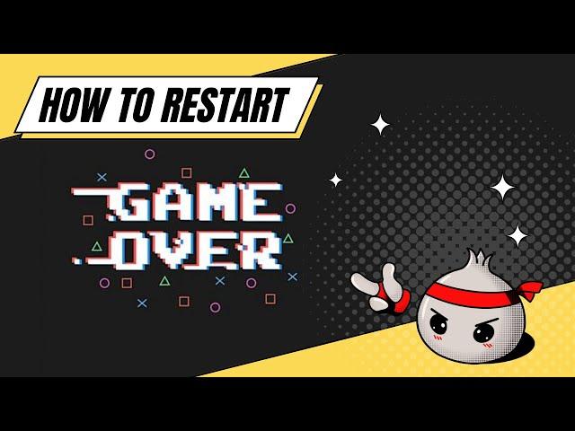 Unity For Beginners - Game Over UI and Game Restart