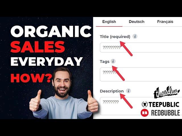 How To Get Organic Sales Daily With Great Title-Description-Tag | Redbubble-Teepublic-Threadless SEO